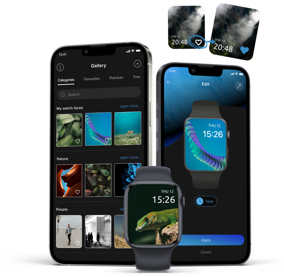App for changing the Apple  Watch wallpaper